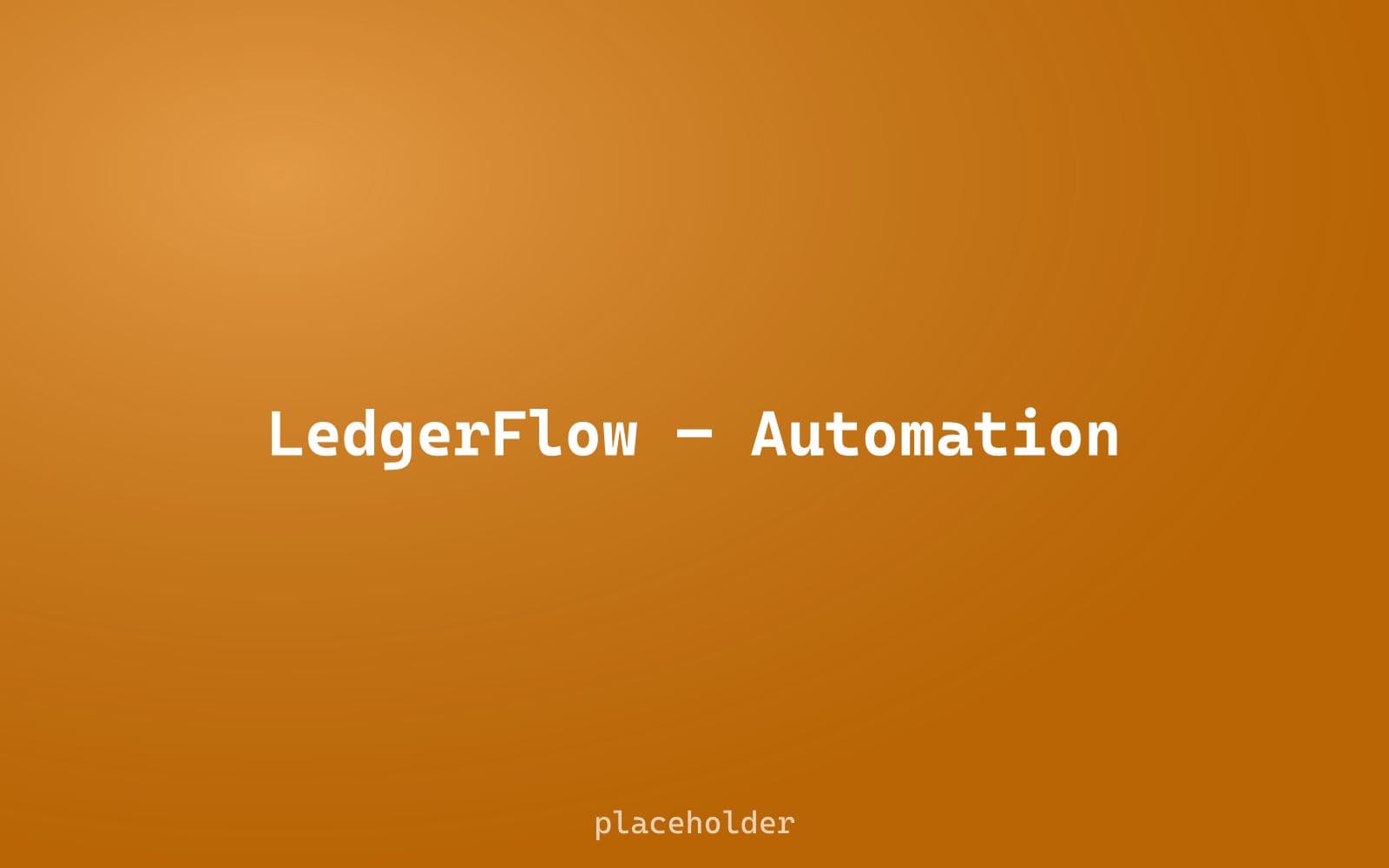 LedgerFlow Accounting — project screenshot